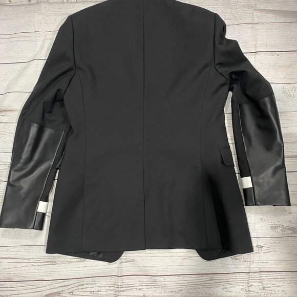 Burberry leather cuff wool blazer  (2022 Runway piece) - Picture 10 of 10